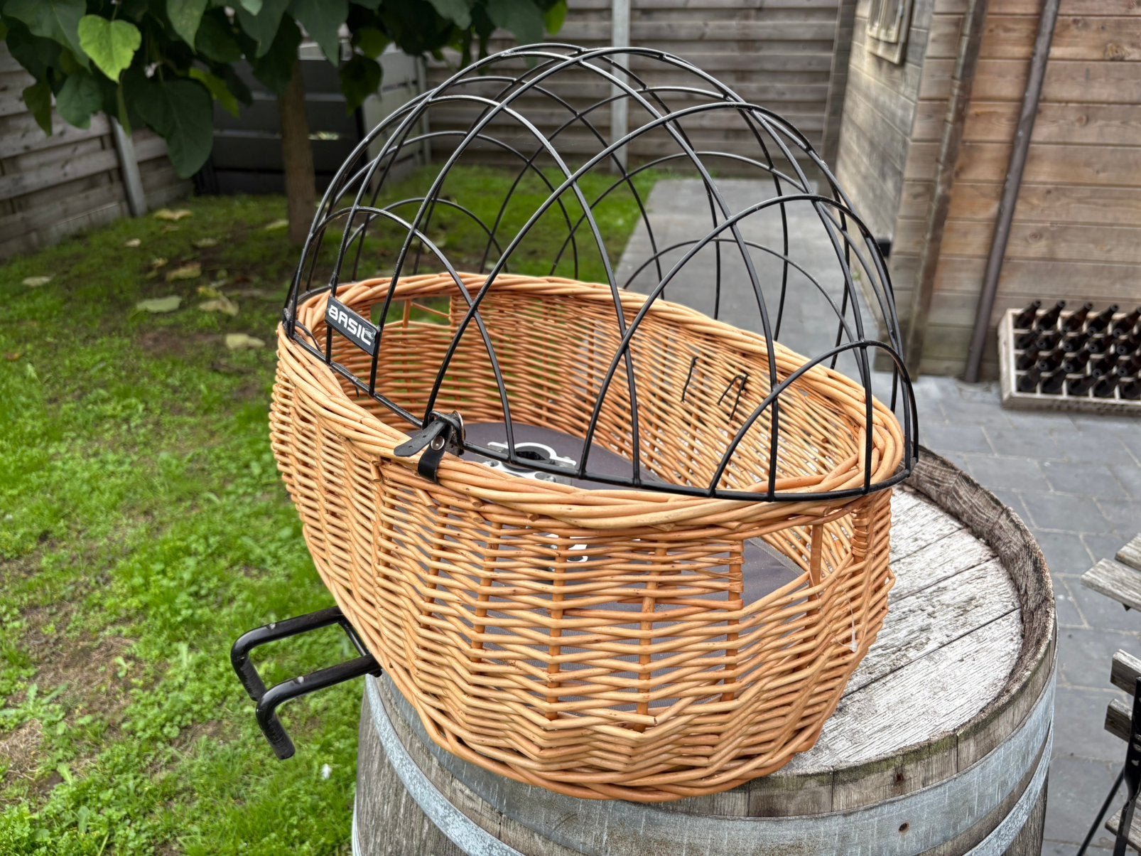 Fietsmand voor hond basil, Ophalen, Gebruikt, Fietsmand, Stuurbevestiging