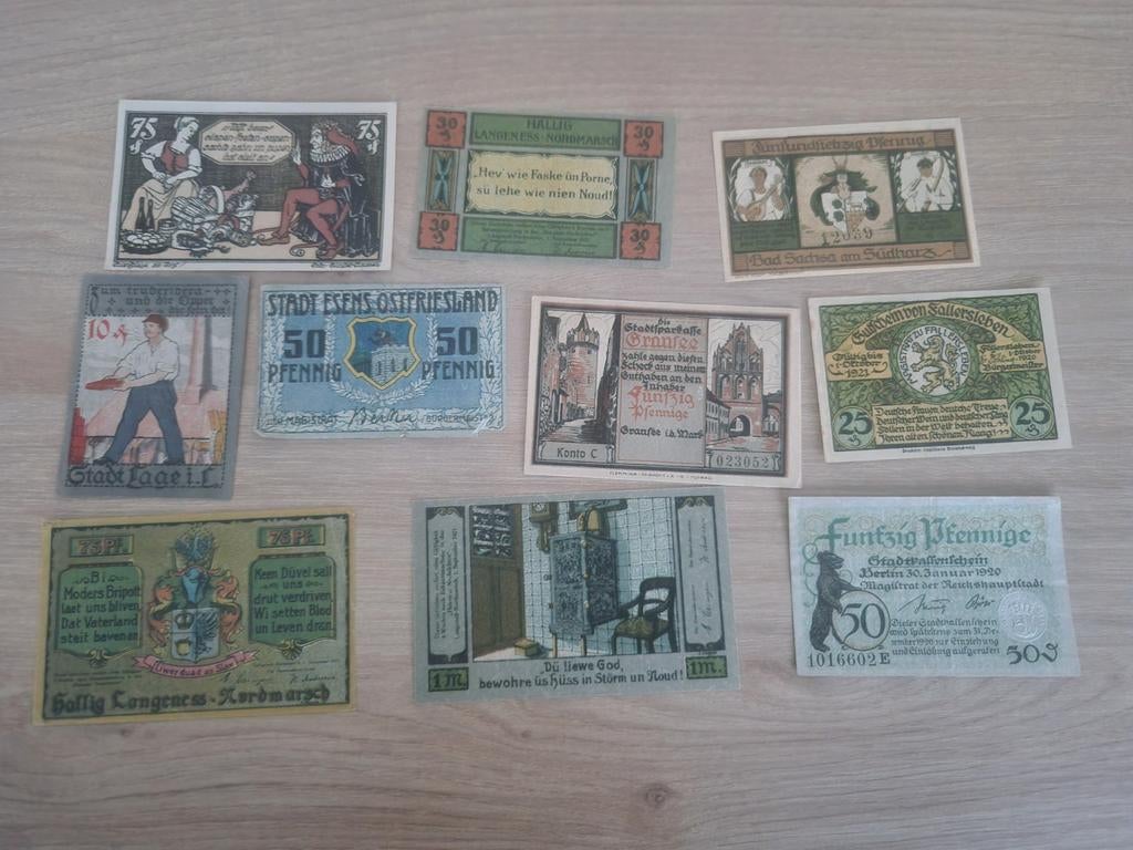 Lot noodgeld 4 duitsland, Ophalen of Verzenden, Duitsland