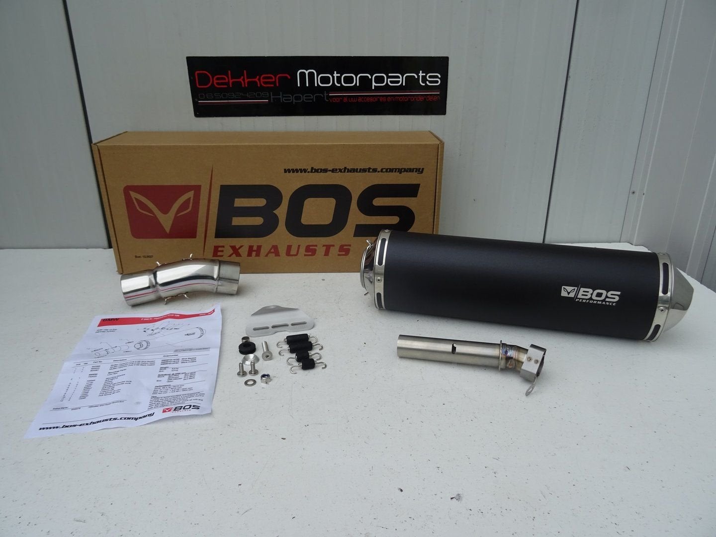 Bos Hyperfox Black Coated Sport Demper BMW F800R 2009-2016, Motos, Neuf, -, -, -