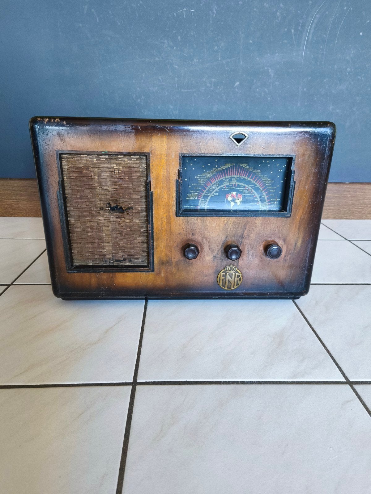 Poste radio TSF vintage bois FN Fabrique Nationale Herstal., Enlèvement