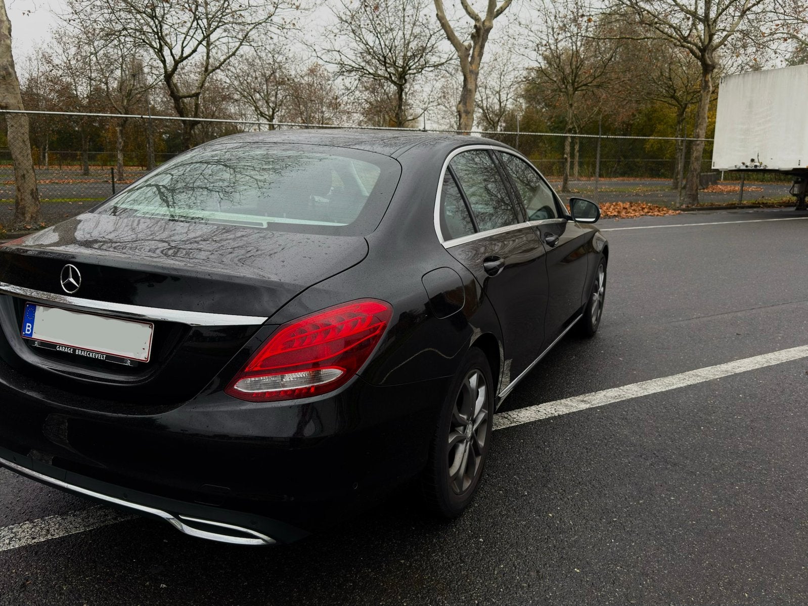 Mercedes-Benz C180d, Auto's, Mercedes-Benz, Bluetooth, Zwart, 5 deurs, Particulier