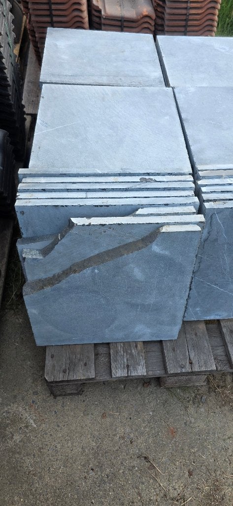 Blauwe steen 40x40x2, Neuf, Tuiles de terrasse, 10 m²² ou plus, Enlèvement