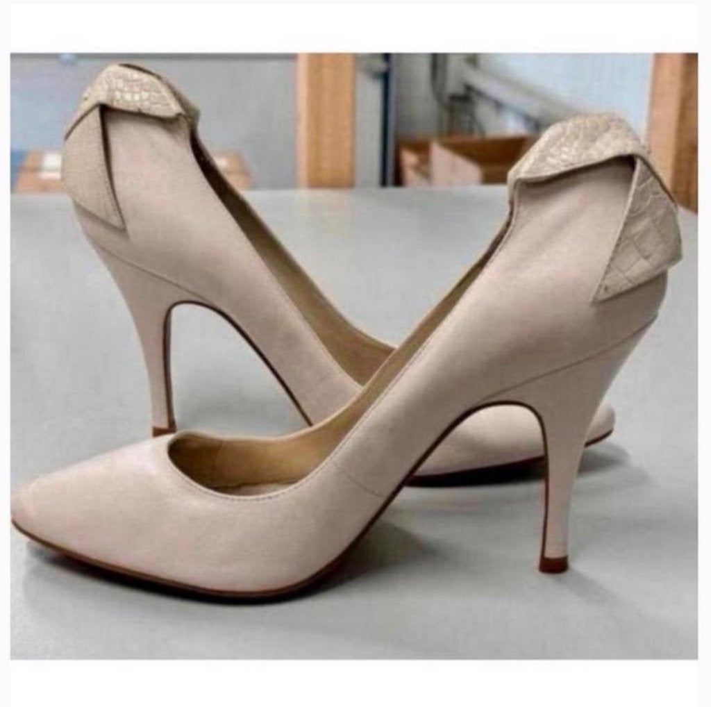 DUNE - Escarpins à talons hauts taille 41 crème comme neufs, Enlèvement ou Envoi, Beige, Escarpins, Comme neuf