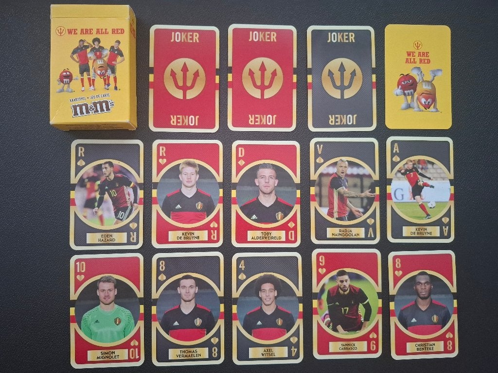 Speelkaarten - Rode Duivels, Ophalen of Verzenden, Gebruikt, Speelkaart(en)