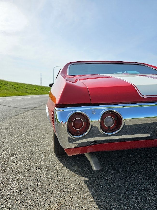Chevrolet Chevelle SS 1972, Auto's, Achterwielaandrijving, Zwart, Chevrolet, Handgeschakeld
