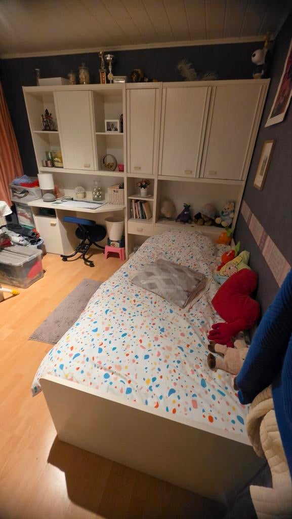 2 complete kinderslaapkamers, Huis en Inrichting, Slaapkamer | Complete slaapkamers, Gebruikt, Eenpersoons, Ophalen