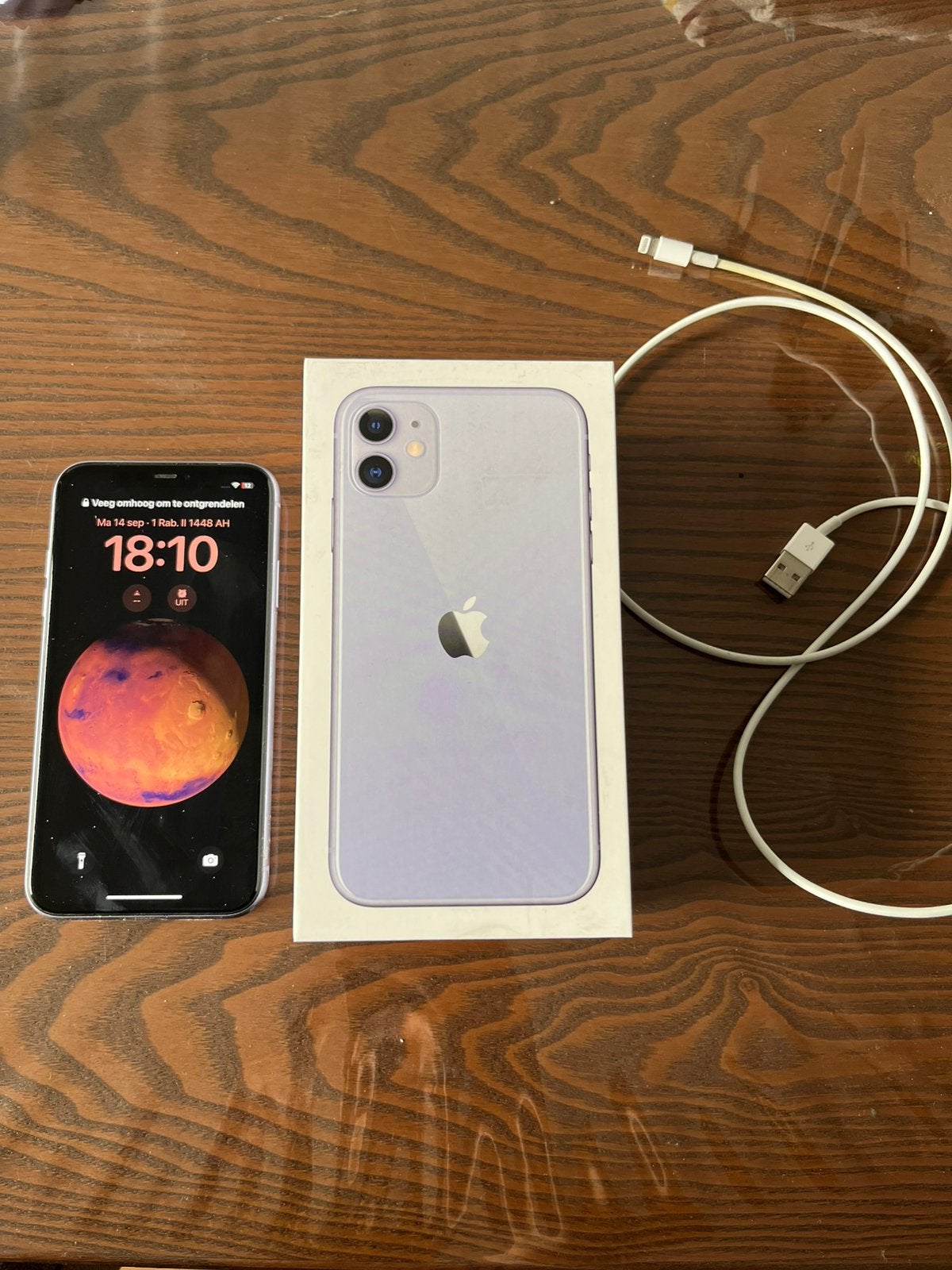 Apple iPhone 11 paars 128gb, Télécoms, 128 GB, Sans abonnement, Sans simlock, Violet