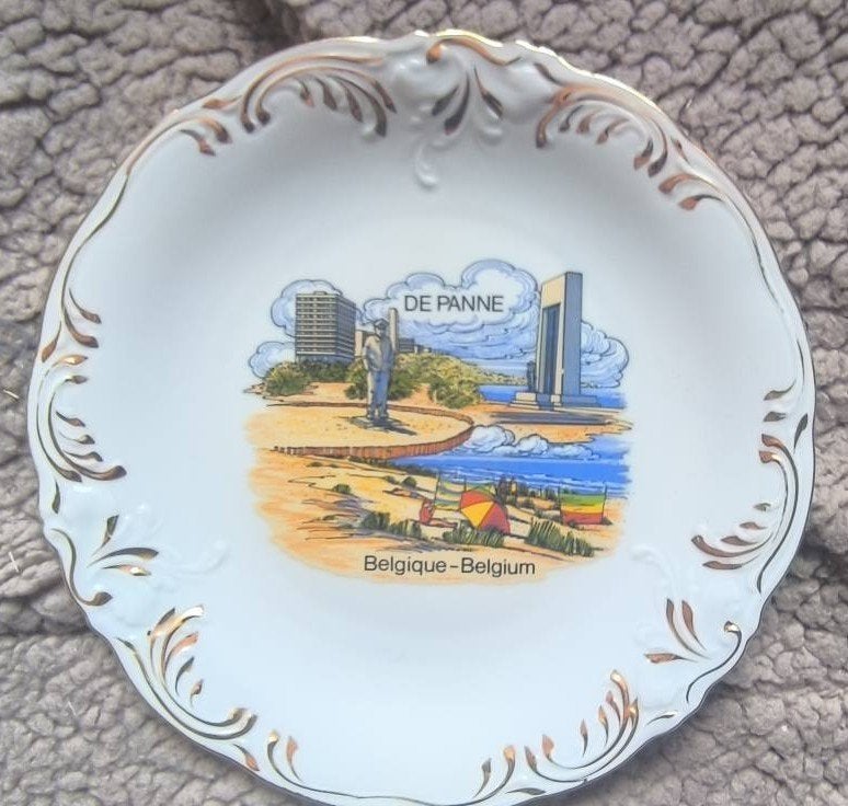 jolie assiette   De Panne    DIAM  20 CM, Enlèvement ou Envoi, Comme neuf