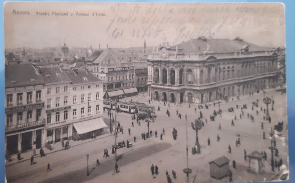 Anvers ANVERS le THEATRE Italie Lei, Enlèvement ou Envoi, Anvers