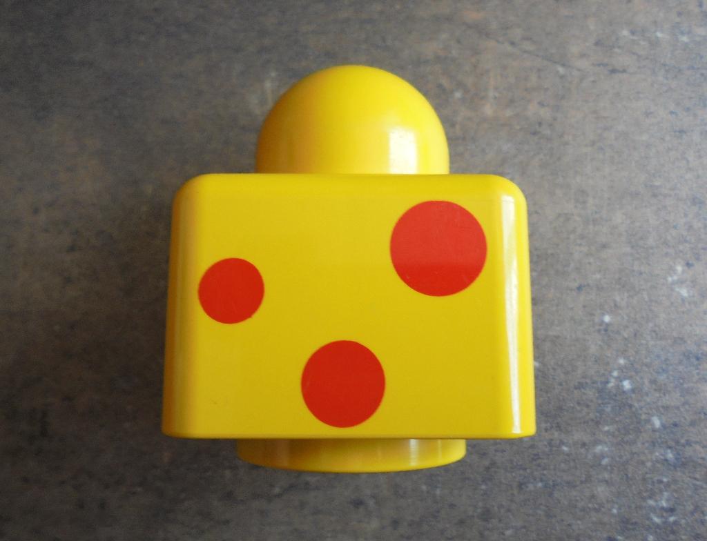 Lego Primo Brick 1x1 with Print (zie foto's) 6, Kinderen en Baby's, Speelgoed | Duplo en Lego, Ophalen of Verzenden, Gebruikt
