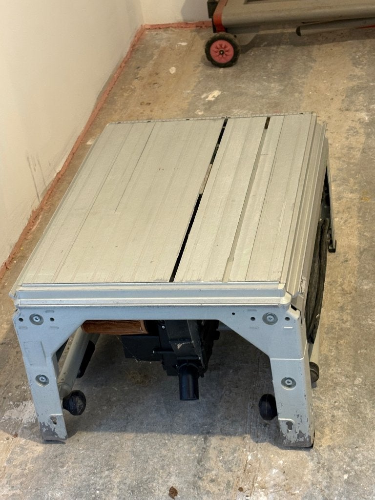 Zaagtafel, Ophalen, Gebruikt, Afkortzaag, 1200 watt of meer