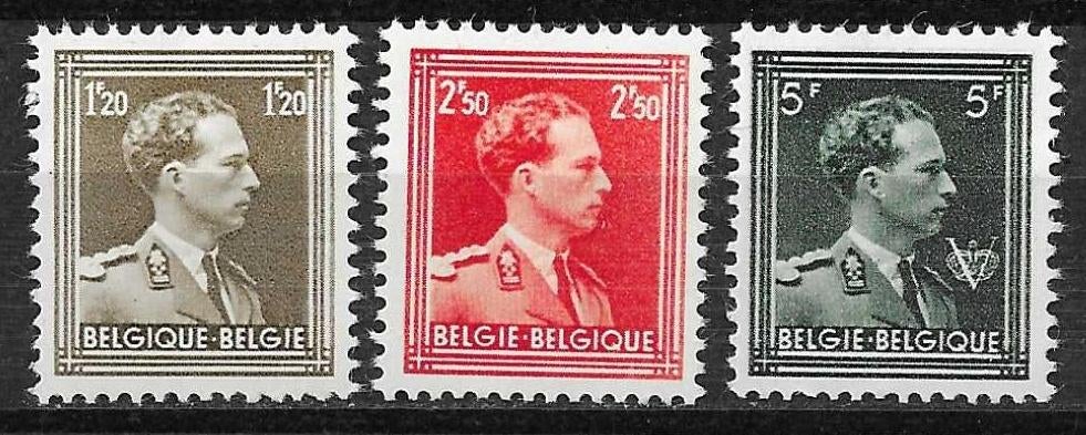 Belgique OPC 1005-07 S.M. le Roi Léopold III *, Timbres & Monnaies, Trace d'autocollant, Enlèvement ou Envoi, Non oblitéré, Maison royale