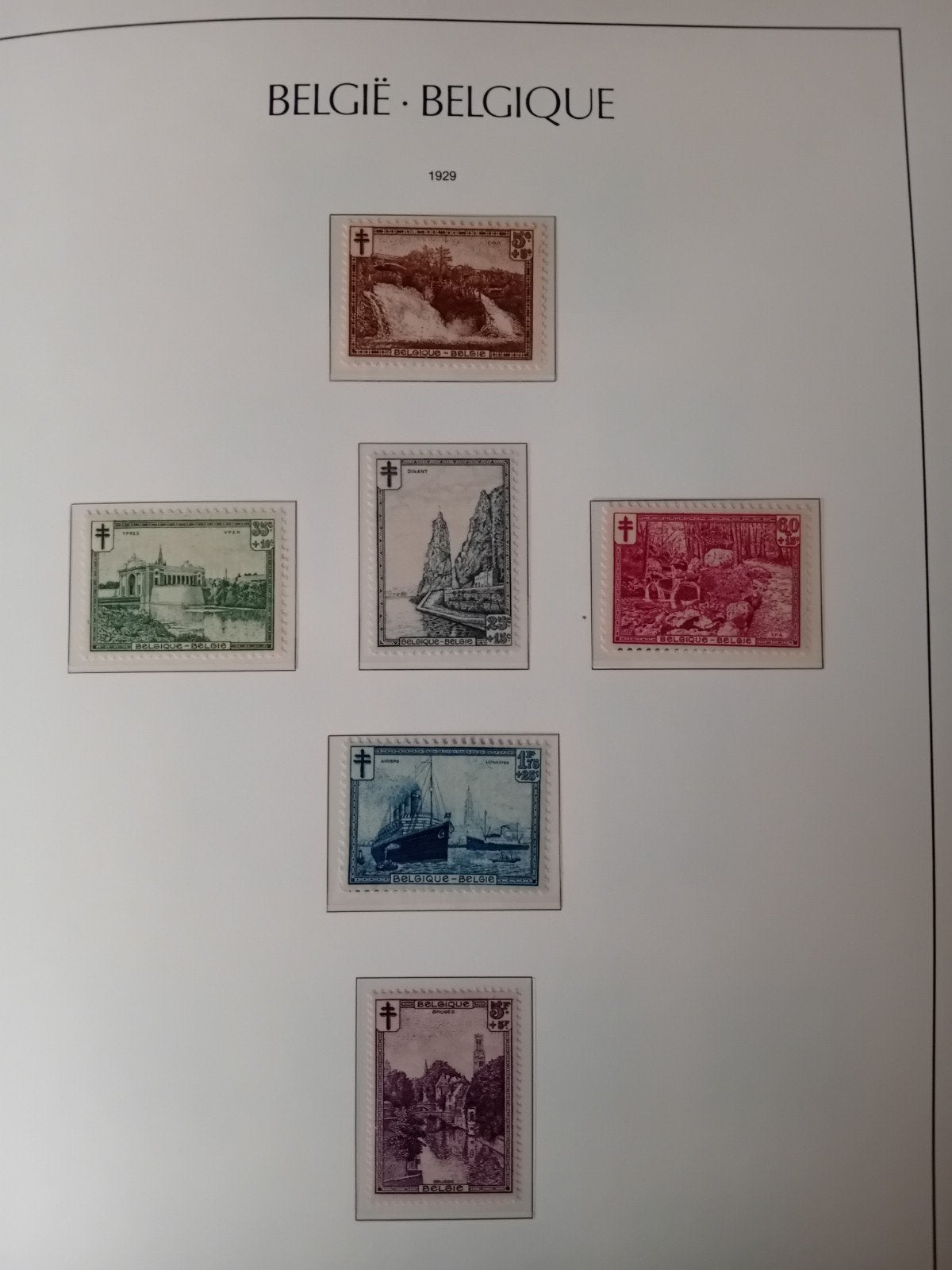 België postzegels nr 293/298** lot 30P, Postzegels en Munten, Postzegels | Europa | België, Verzenden, Postfris