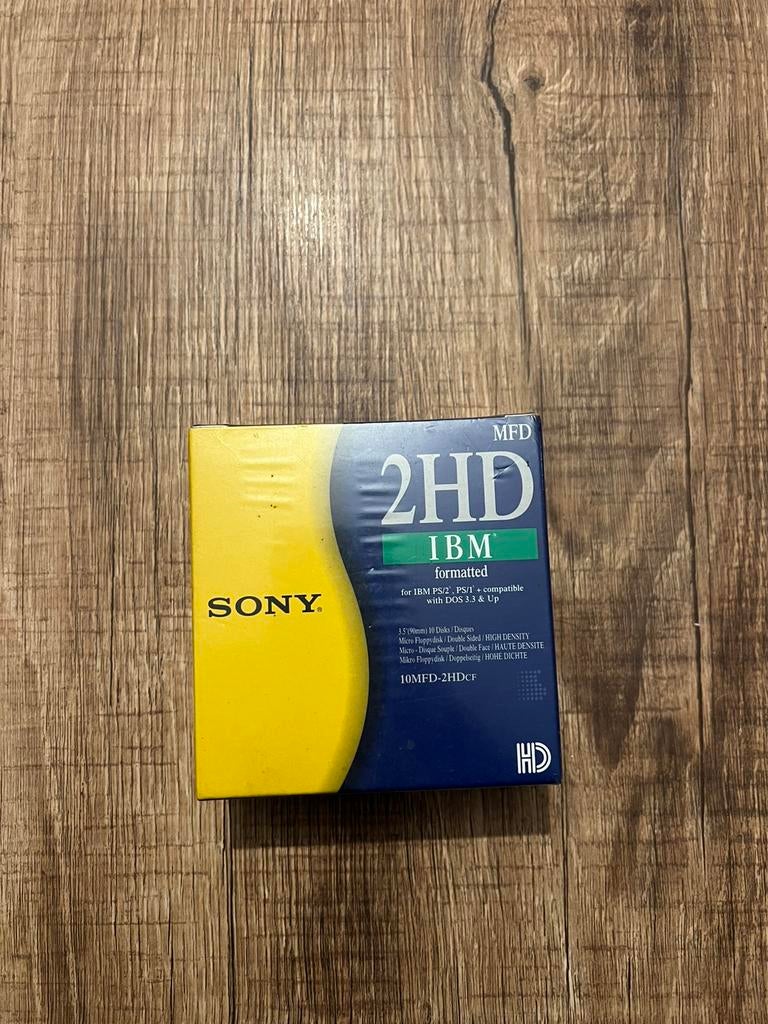 Sony 2Hd Floppy Disks 10 Stuks NIEUW, Enlèvement