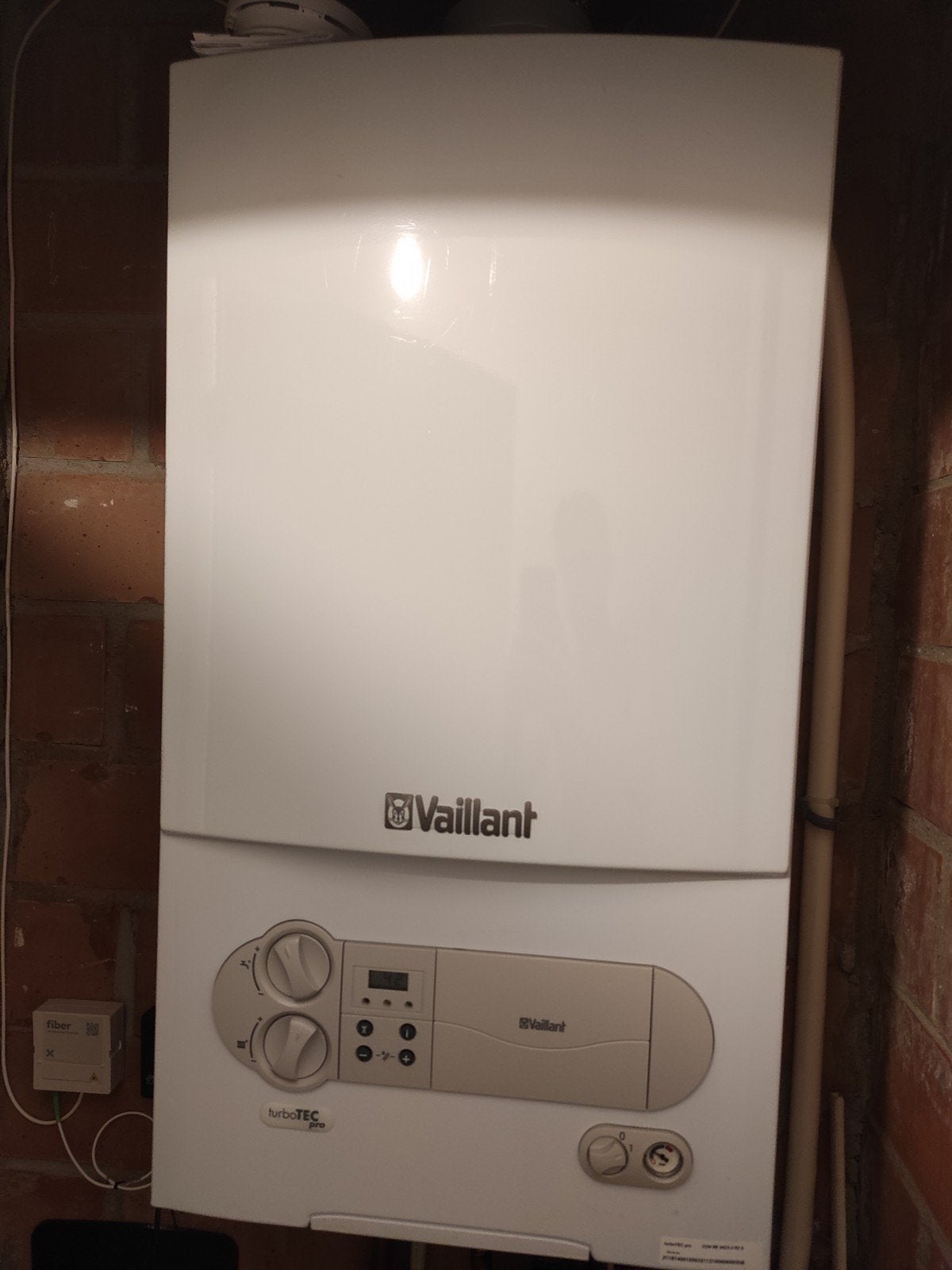 Vaillant turboTEC pro atmosferisch 25kW combi, Ophalen, Gebruikt, Aardgas, Geiser
