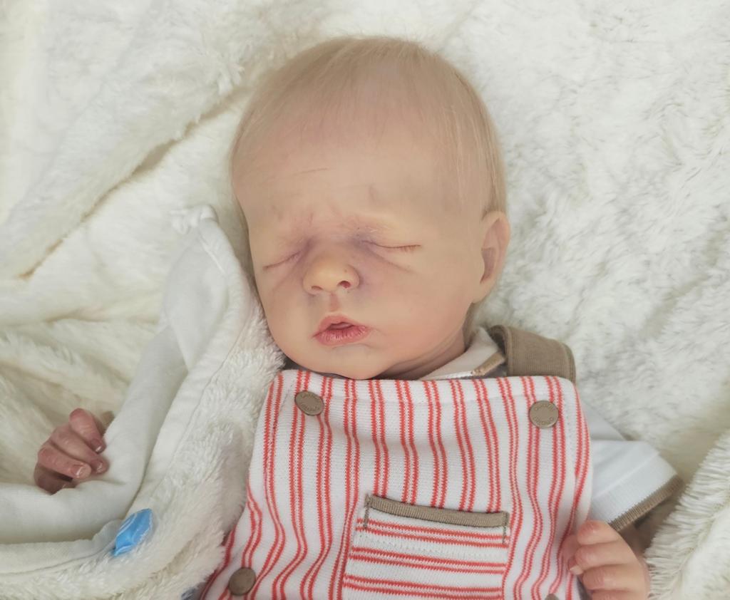 Reborn baby Noel, Ophalen of Verzenden, Nieuw, Pop
