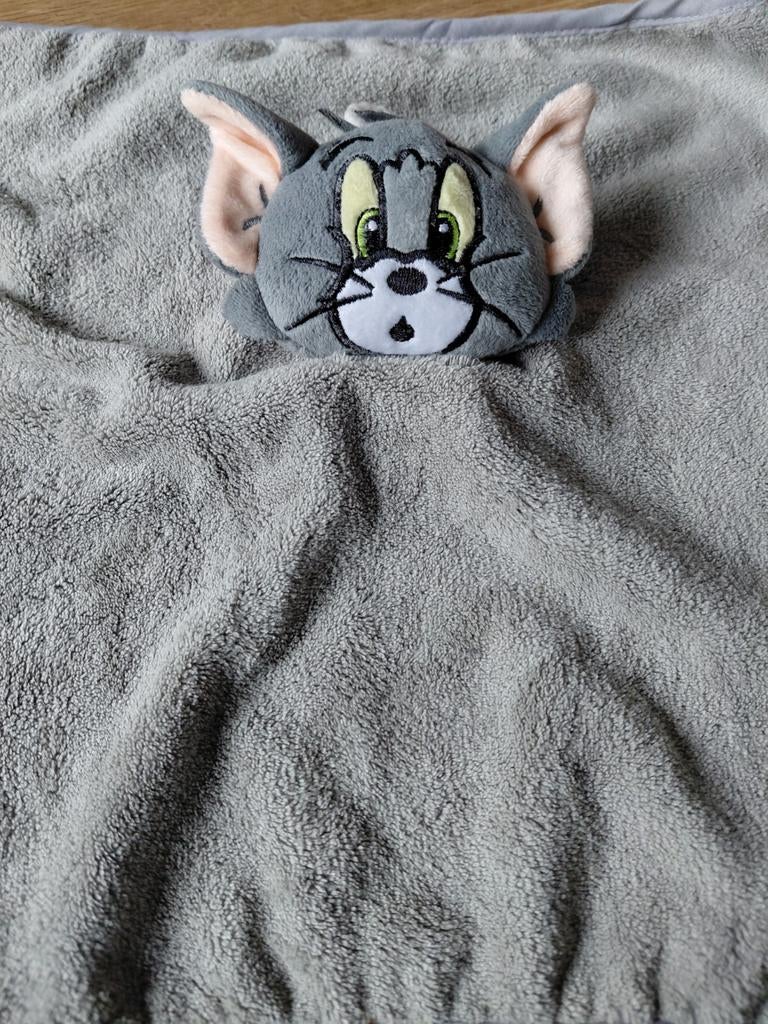 Grijs knuffeldoekje Tom en Jerry, Kinderen en Baby's, Ophalen, Zo goed als nieuw, Overige typen