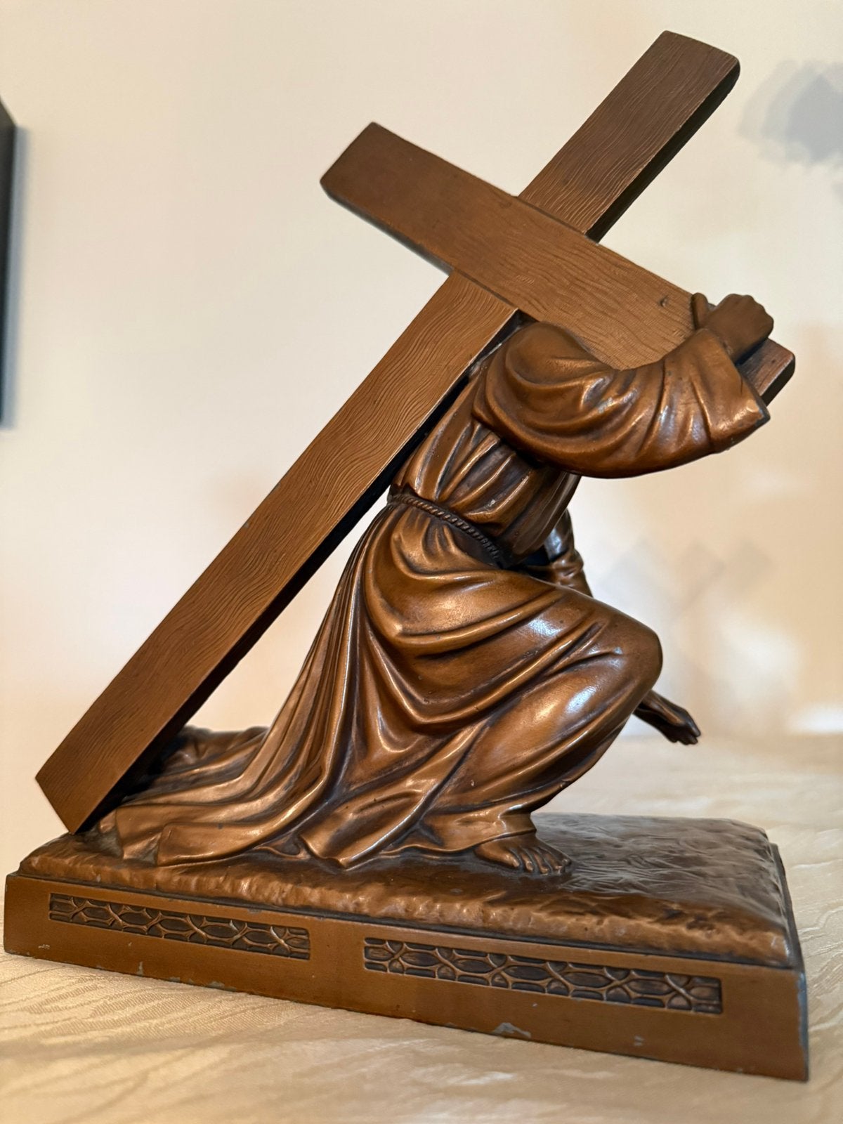 Jezus met kruis, Antiek en Kunst, Antiek | Religieuze voorwerpen, Ophalen