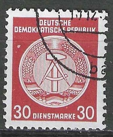 Duitsland DDR 1955 - Yvert 11SE - Service - Kompas. (ST), Verzenden, DDR, Gestempeld