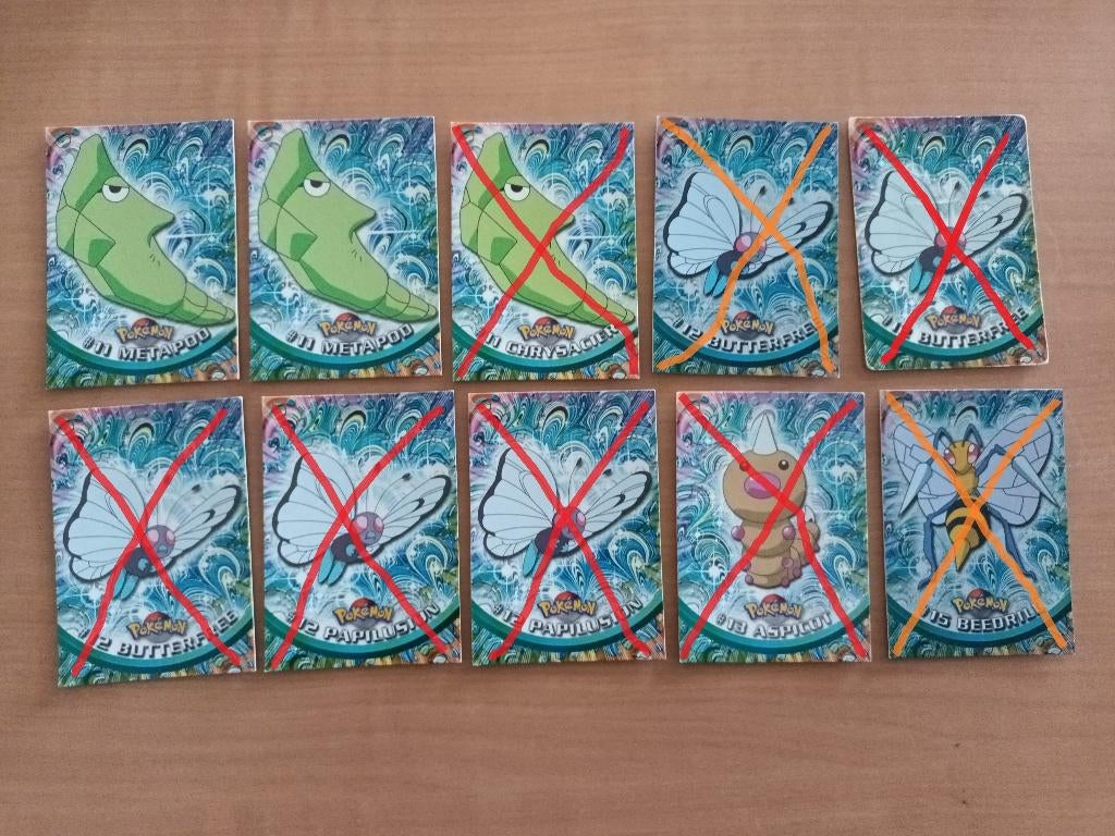 Pokémon Topps (numéros #1 à #40) 1999, Enlèvement ou Envoi, Comme neuf, Plusieurs cartes