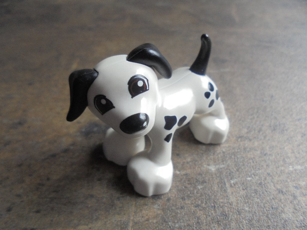 Lego Duplo Animal Dog with Black Ears (zie foto's) 5, Ophalen of Verzenden, Gebruikt, Losse stenen, Duplo