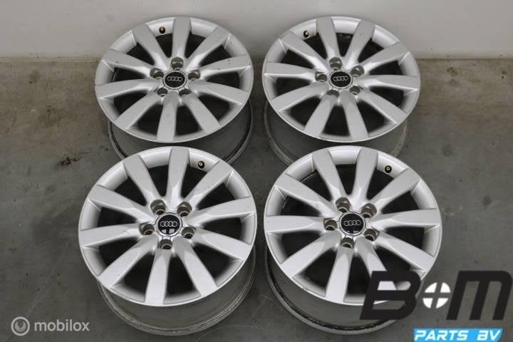 Set 17 inch lichtmetalen velgen Audi A4 8K 8K0601025C, Gebruikt, Velg(en)