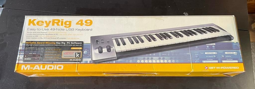 Clavier MIDI USB M-Audio KeyRig 49 – 49 touches, Enlèvement, Comme neuf, Piano