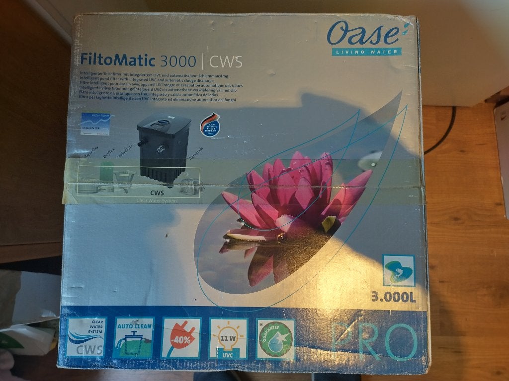 Filtre Oase Filtomatic 3000 CWS, nouveau filtre de bassin, Enlèvement, Neuf, Filtre de bassin