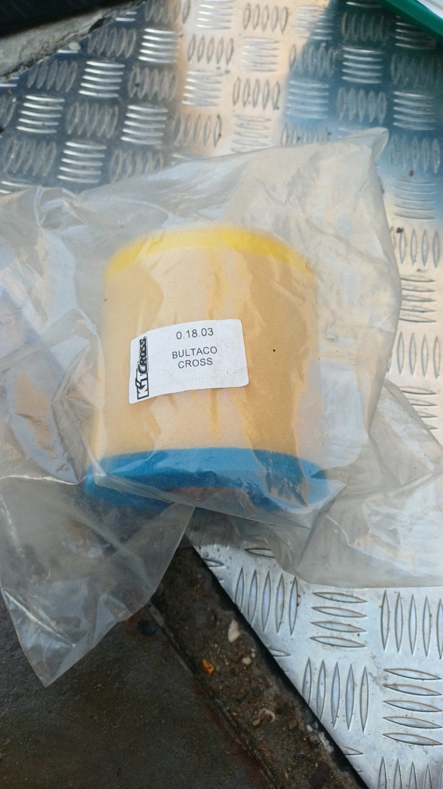 Bultaco rotax luchtfilter, Ophalen
