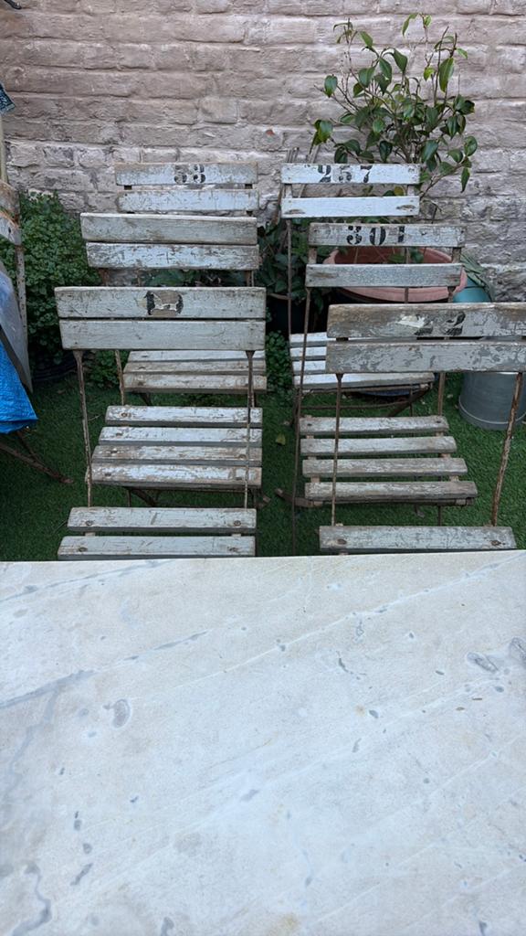 Ancienne chaise de jardin............., Jardin & Terrasse, Enlèvement, Comme neuf