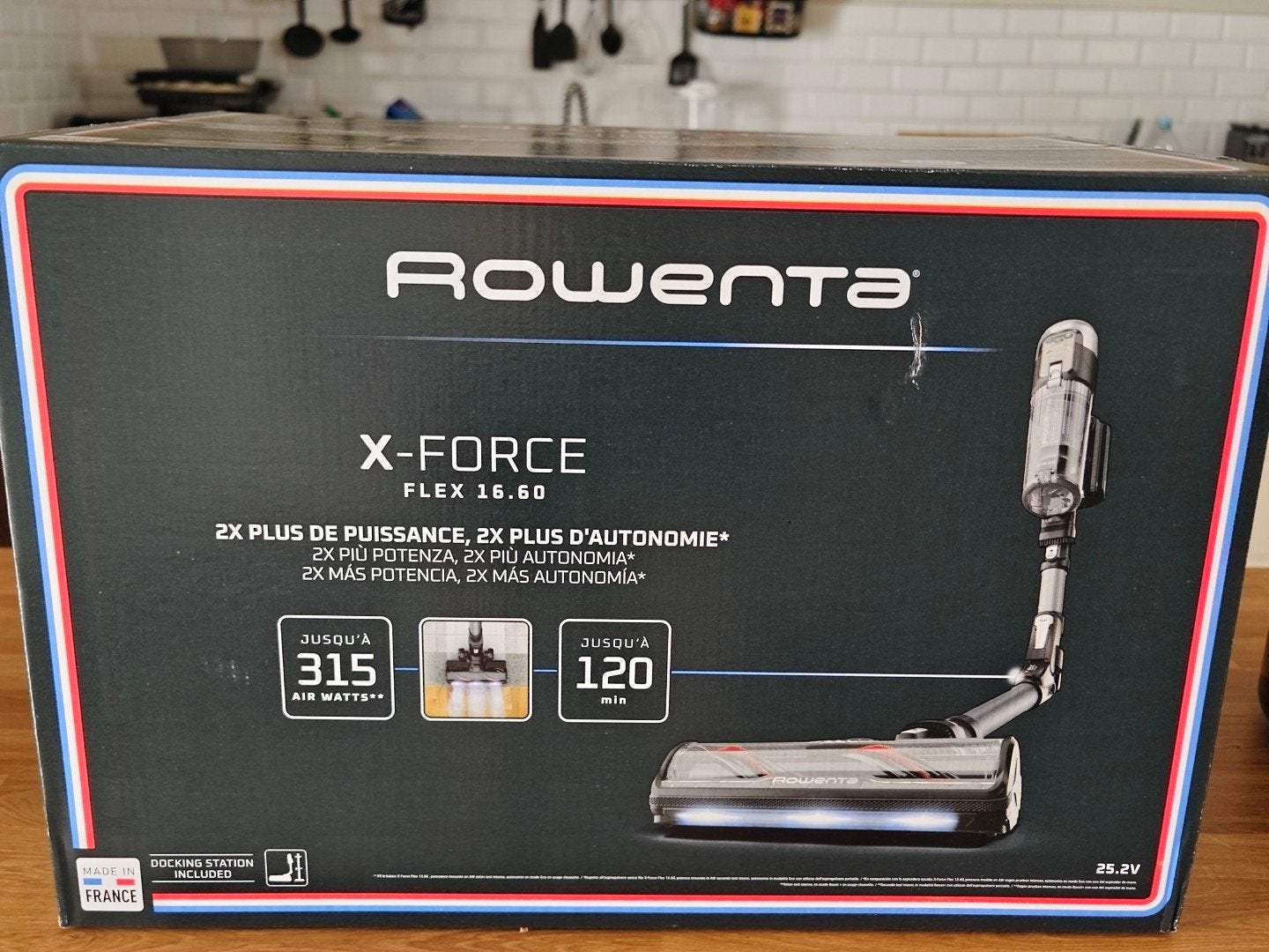 #aspirateur balais Rowenta X-Force flex 16.60#scellé, Electroménager, Aspirateurs, Enlèvement ou Envoi, Rowenta