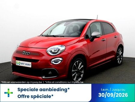 Fiat 500X Dolcevita SPORT Dolcevita 1.5 Hybrid 130 PK  DCT /, Rouge, Achat, Feux de jour LED, 500X