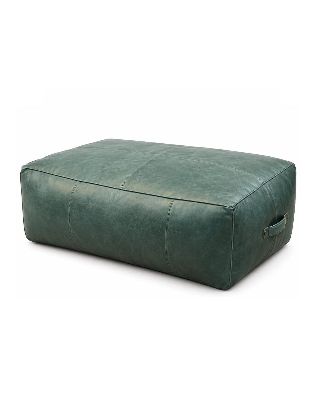 Grand pouf en cuir - 135 x 70 cm - de haute qualité, Maison & Meubles, Enlèvement, Neuf