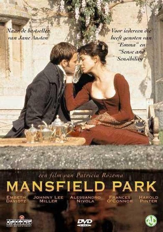Dvd - Mansfield Park (Jane Austin), CD & DVD, DVD | Drame, Tous les âges, Envoi, Comme neuf, Historique ou Film en costumes