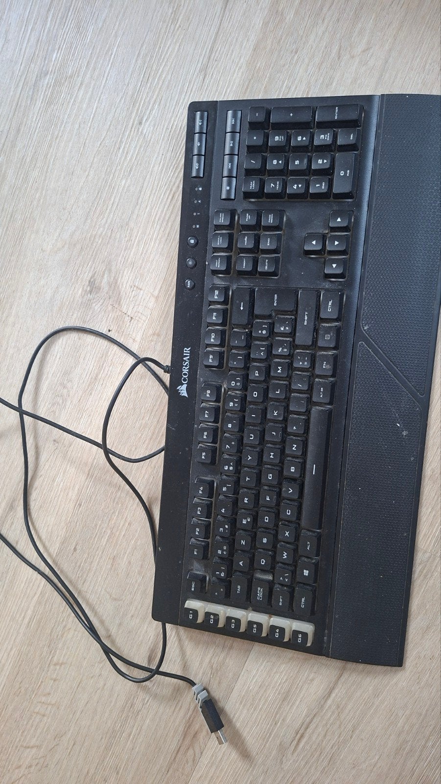 keyboard corsair, Ophalen, Azerty, Zo goed als nieuw, Multimediatoetsen