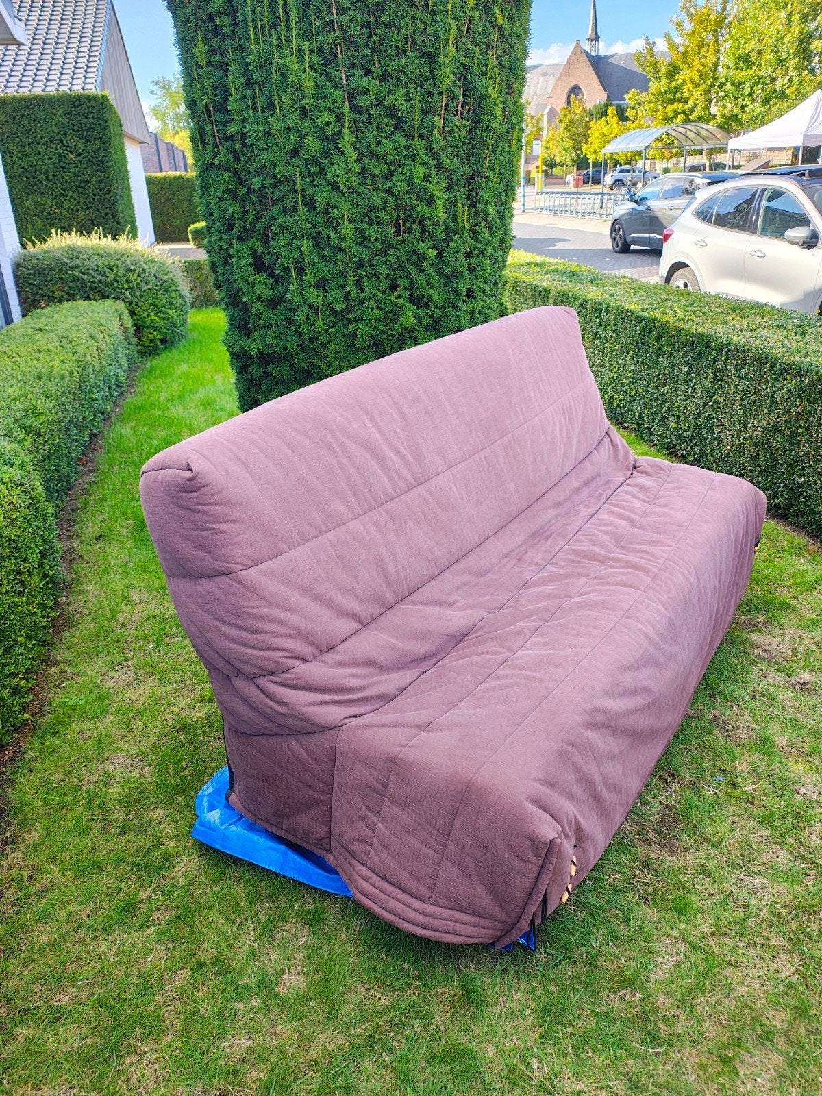 zetelbad, Queen size, Comme neuf, Brun, Enlèvement