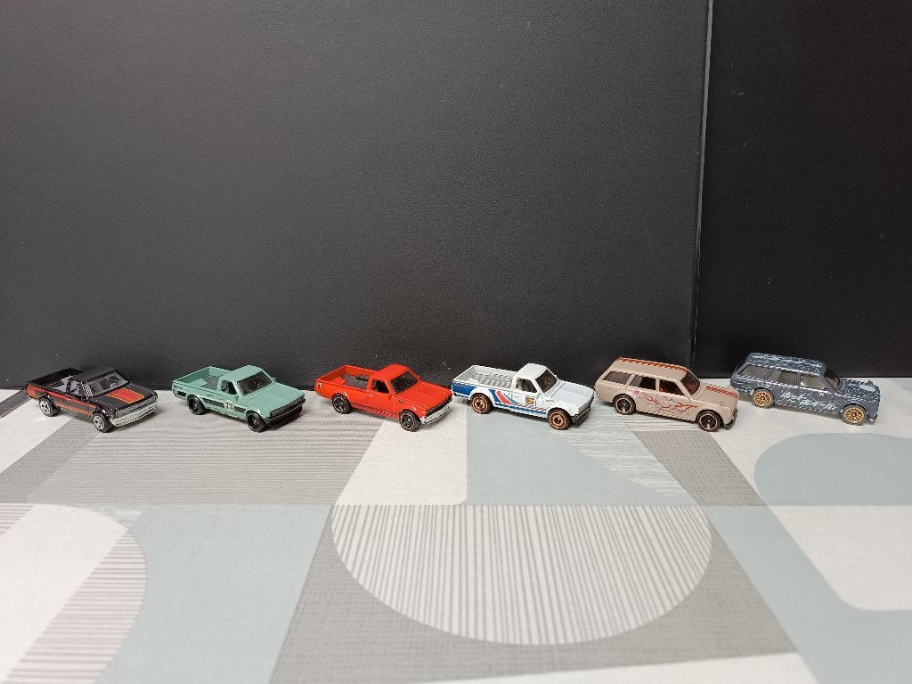 Datsun 510 620 - Majorette - Hot Wheels - Hotwheels - Racing, Enlèvement ou Envoi, Utilisé, Voitures