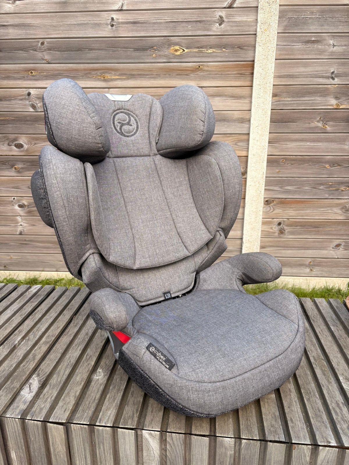 Cybex solution Z-fix plus autostoel grijs, Gebruikt, Verstelbare rugleuning, Isofix, Ophalen