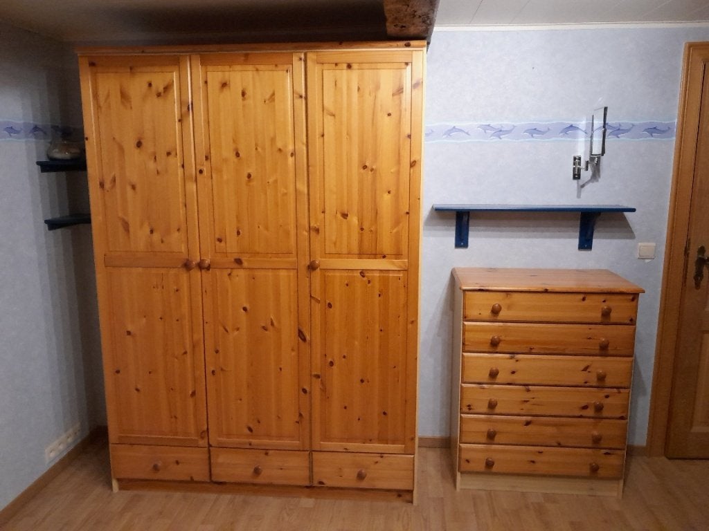 ARMOIRE, Maison & Meubles, Avec tiroir(s), 150 à 200 cm, Utilisé, Pin