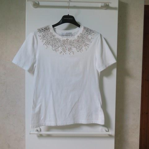 T-shirt wit strass Ermanno Scervino mt 40 (it44), Kleding | Dames, Maat 38/40 (M), Wit, Ophalen of Verzenden, Zo goed als nieuw