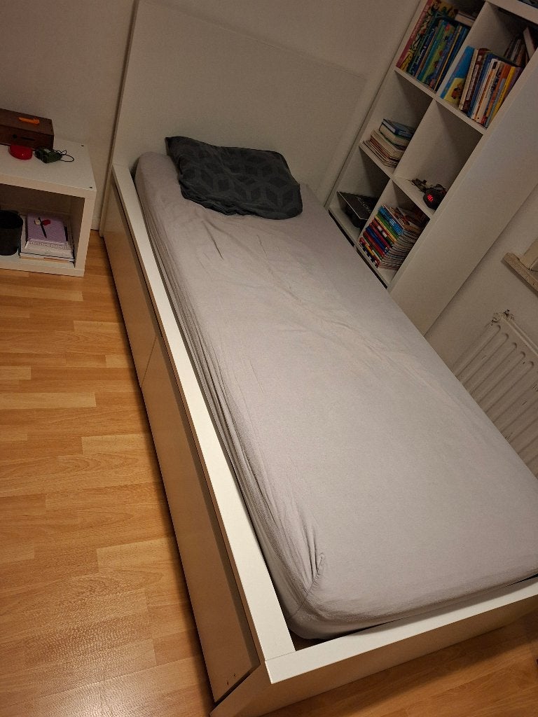 1persoonsbed ikea, 90 cm, Une personne, Enlèvement, Utilisé