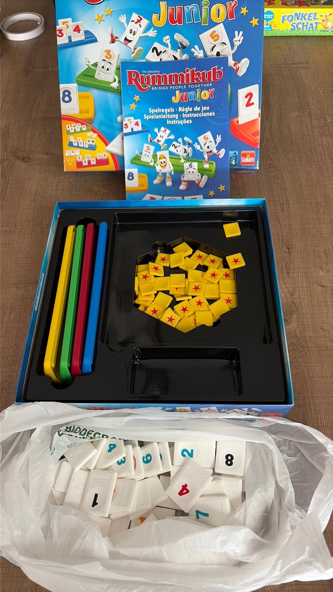 Rummikub Junior, Enlèvement, Comme neuf