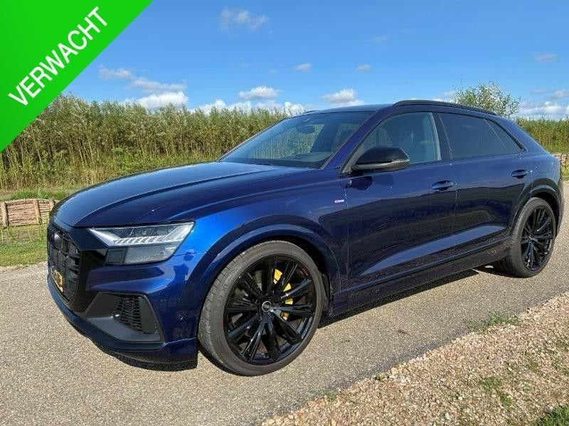 Audi Q8 55 TFSI e quattro Pro Line S MASSAGE|HEAD-UP|B&O|STO, Auto's, Audi, Automaat, Zwart, Bedrijf, 52 g/km