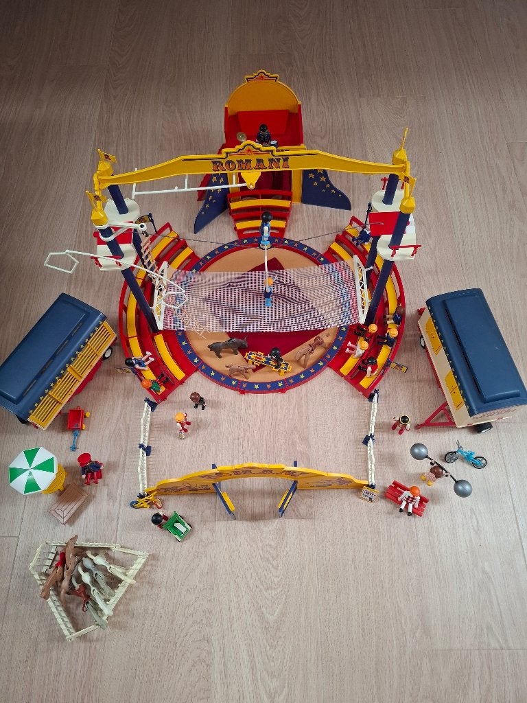 Lot Cirque Romani playmobil, Enlèvement, Utilisé