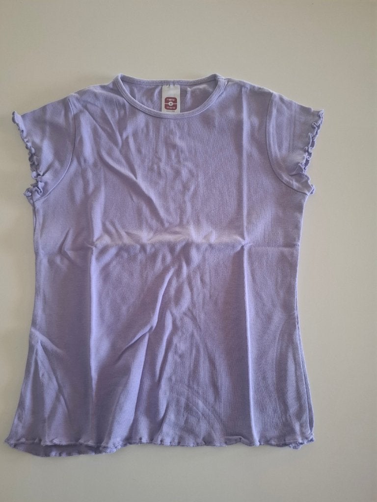 C&A Here there T-shirt licht paars 134-140, Kinderen en Baby's, Kinderkleding | Maat 134, C&A, Meisje, Ophalen of Verzenden, Zo goed als nieuw