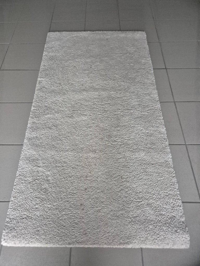 Tapijt wit rechthoek 80*150cm, Ophalen, Zo goed als nieuw, Wit, Tapijt