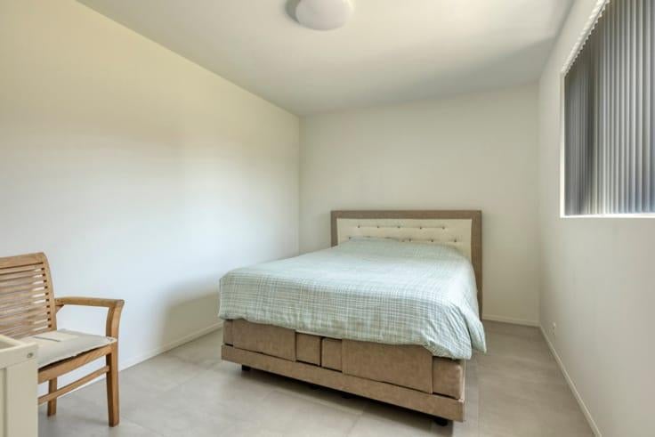 Boxspring 160 x 200, Ophalen, Crème, Tweepersoons, Zo goed als nieuw