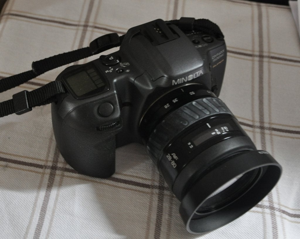foto camera, Ophalen, Gebruikt, Draagriem, Minolta