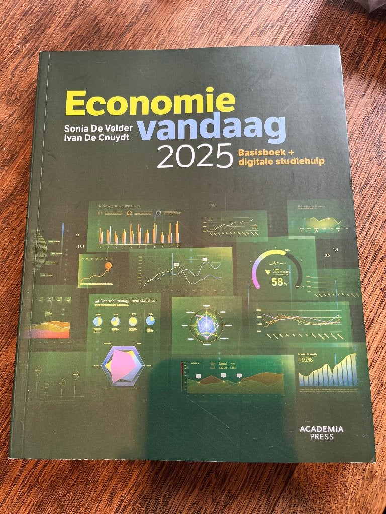 Economie vandaag - 2025, Enlèvement, Comme neuf, Comptabilité et administration