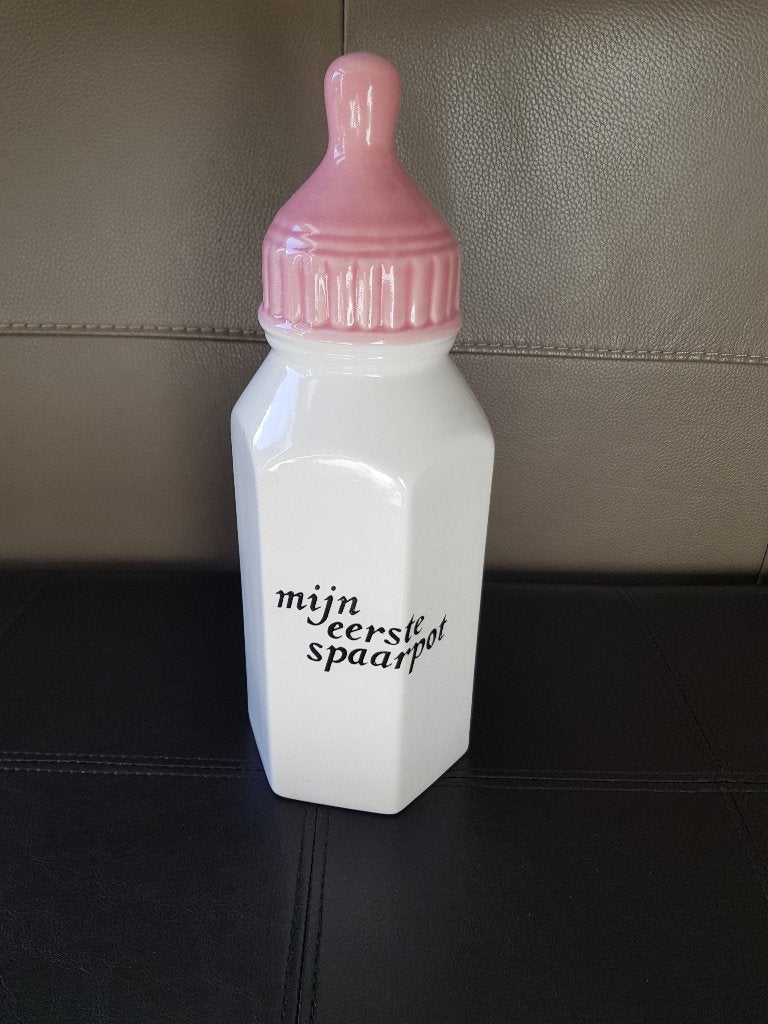 Ideaal geboortegeschenk: "mijn eerste spaarpot", Verzamelen, Ophalen of Verzenden, Steen, Aardewerk of Keramiek